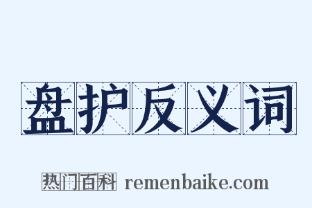 盘护反义词是什么意思的图片